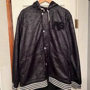 Analog Snowboard Jacket Retro Faux-Leather